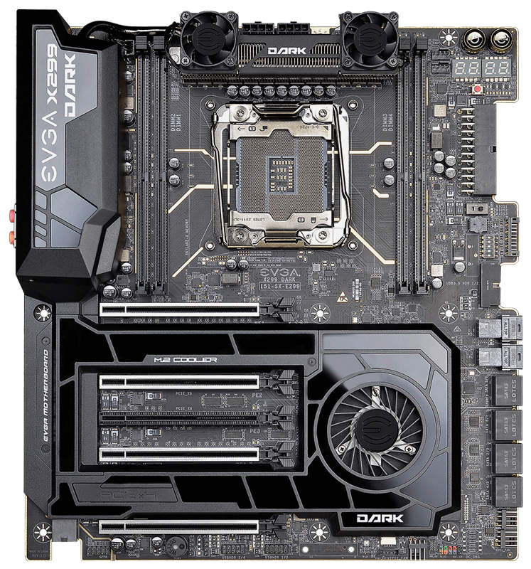 Evga x299 dark memperbarui bios-nya dengan tes stres dan overclocking otomatis