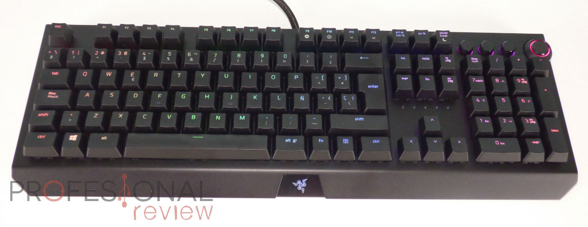 סקירה עילית של Razer blackwidow בספרדית (ביקורת מלאה)